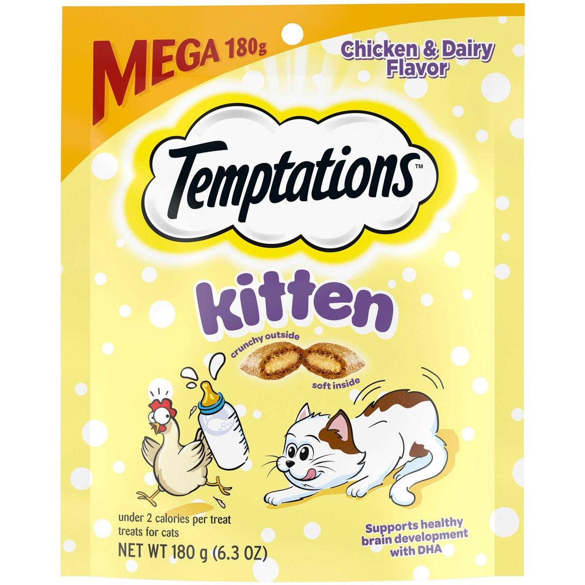 Crunchy and Soft Kitten Treats Dairy Flavor F7753