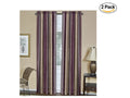 Ombre Window Panel, 50-Inch by 63-Inch, Aubergine (Set of 2) Q790