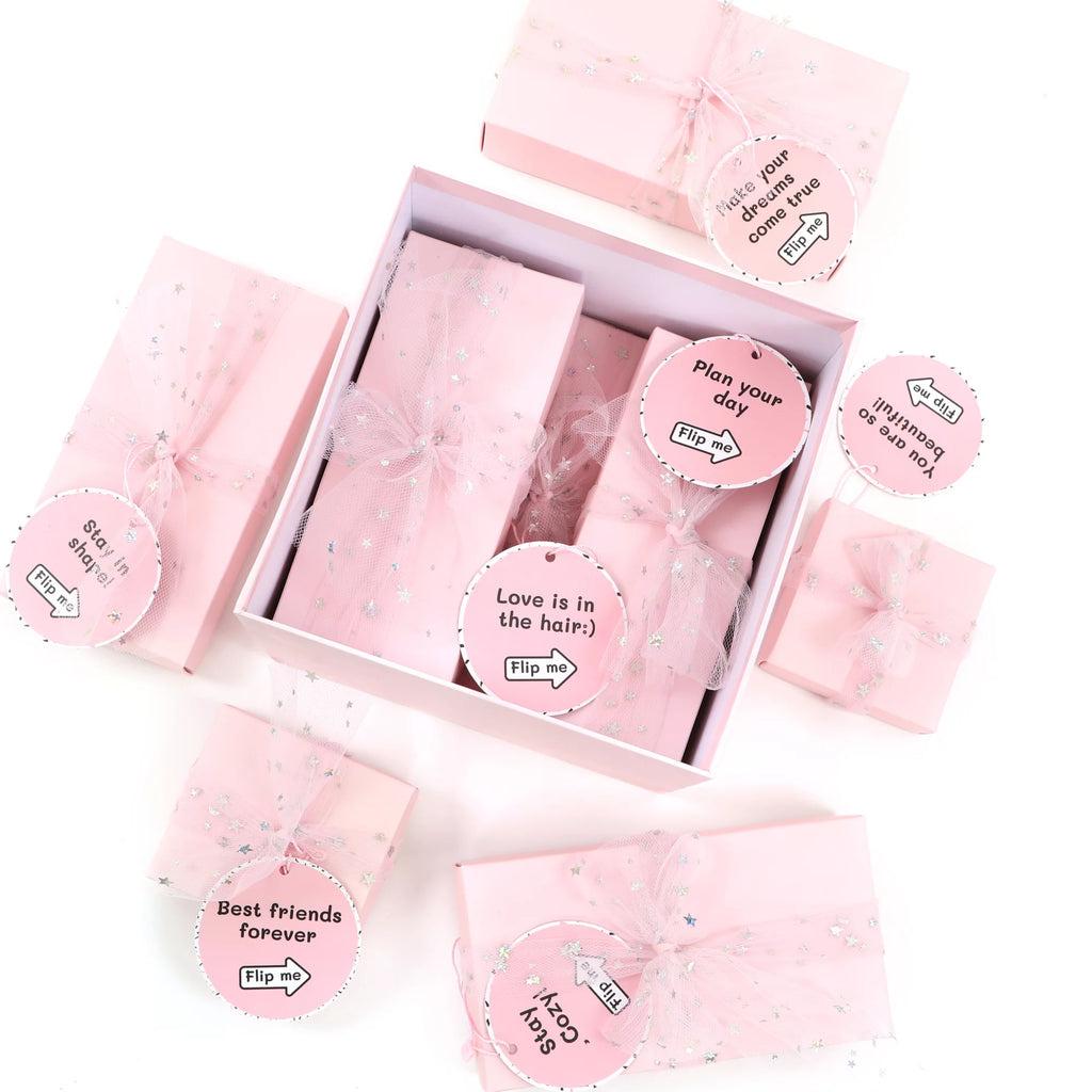 Pink 8 Wrapped Gifts in 1 Box S91623
