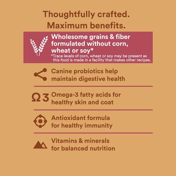 Whole Grains with Pork Beef & Lamb Dry Dog Food B6347