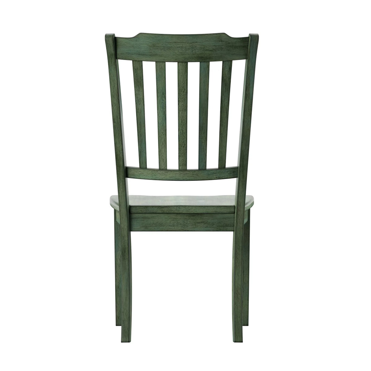 Antique Sage Green Wood Dining Chairs, Set of 2 G428867