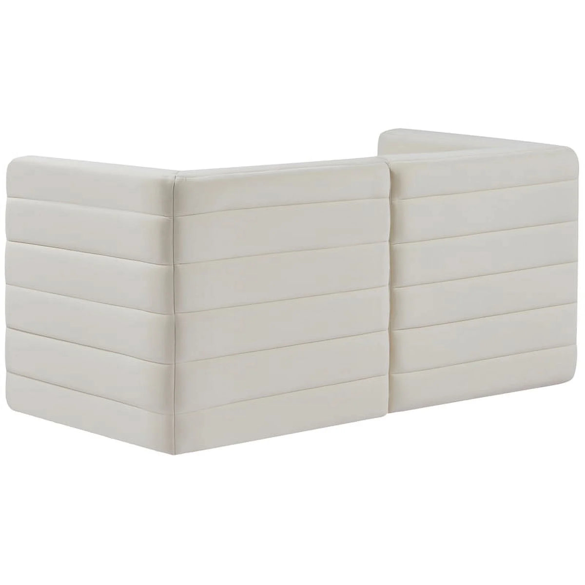 Cream Velvet Modular Sofa F963885