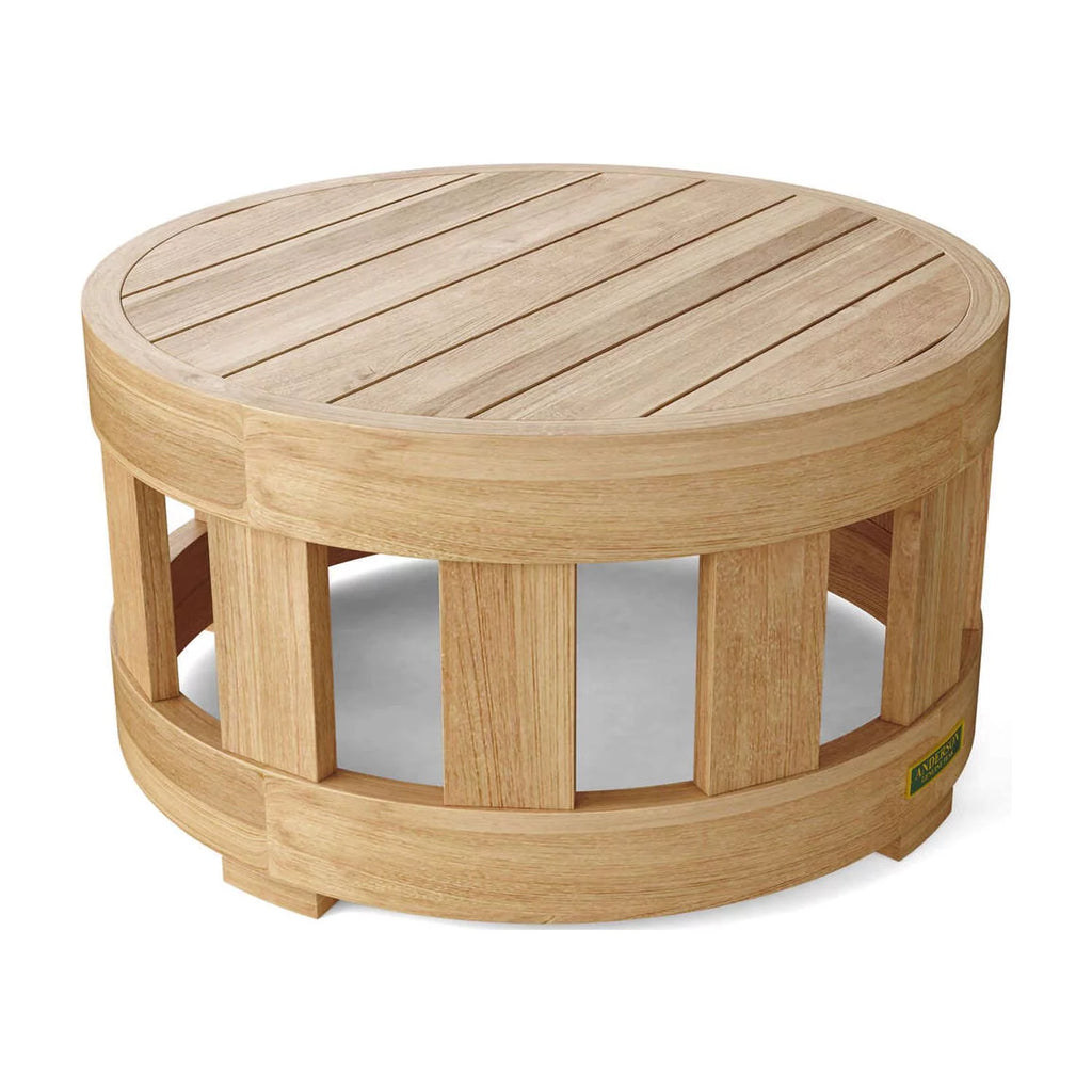 Natural Smooth Well Sanded Circular Coffee Table Q148