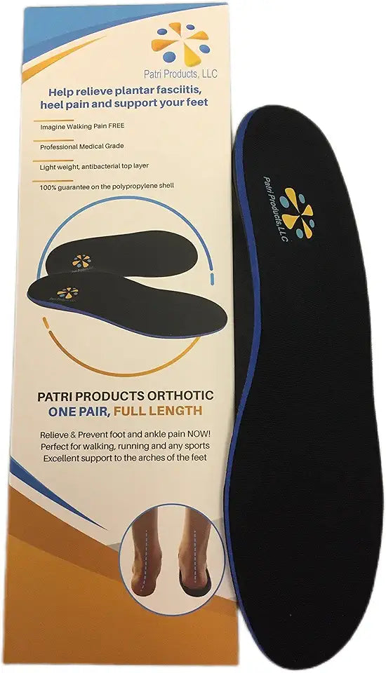 Full Length Orthotic Inserts Arch Supports 1 Pair K408926