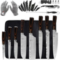 14 Pc German Stainless Steel Kitchen Knife Set G630