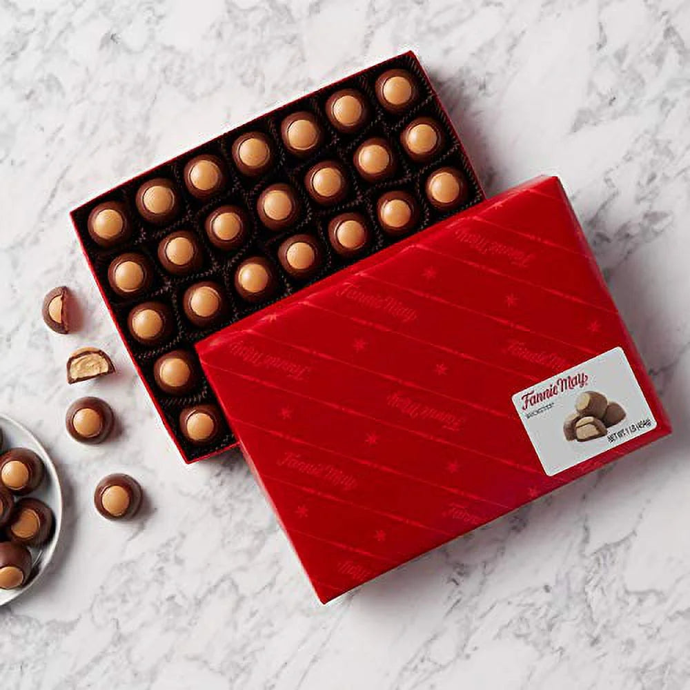 Peanut Butter Milk Chocolate Candy Gift Box 1 lb Y743315