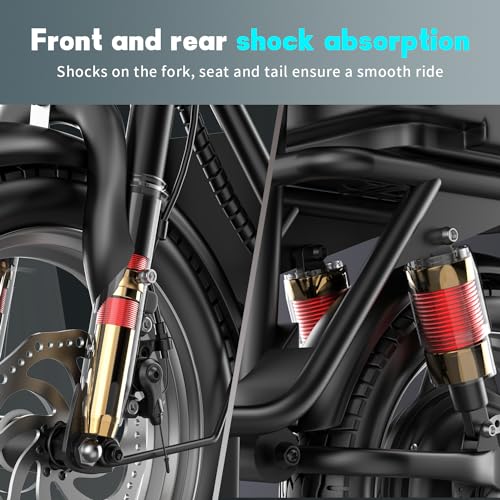 Electric Scooter with Seat, 500W Motor, 14" Pneumatic Tire K63290