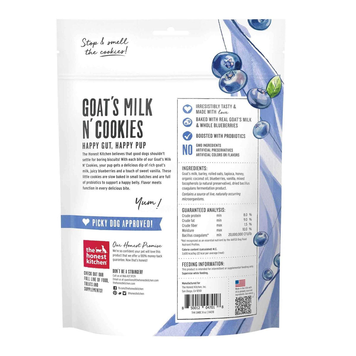 Goat's Milk Dog Cookies V6477
