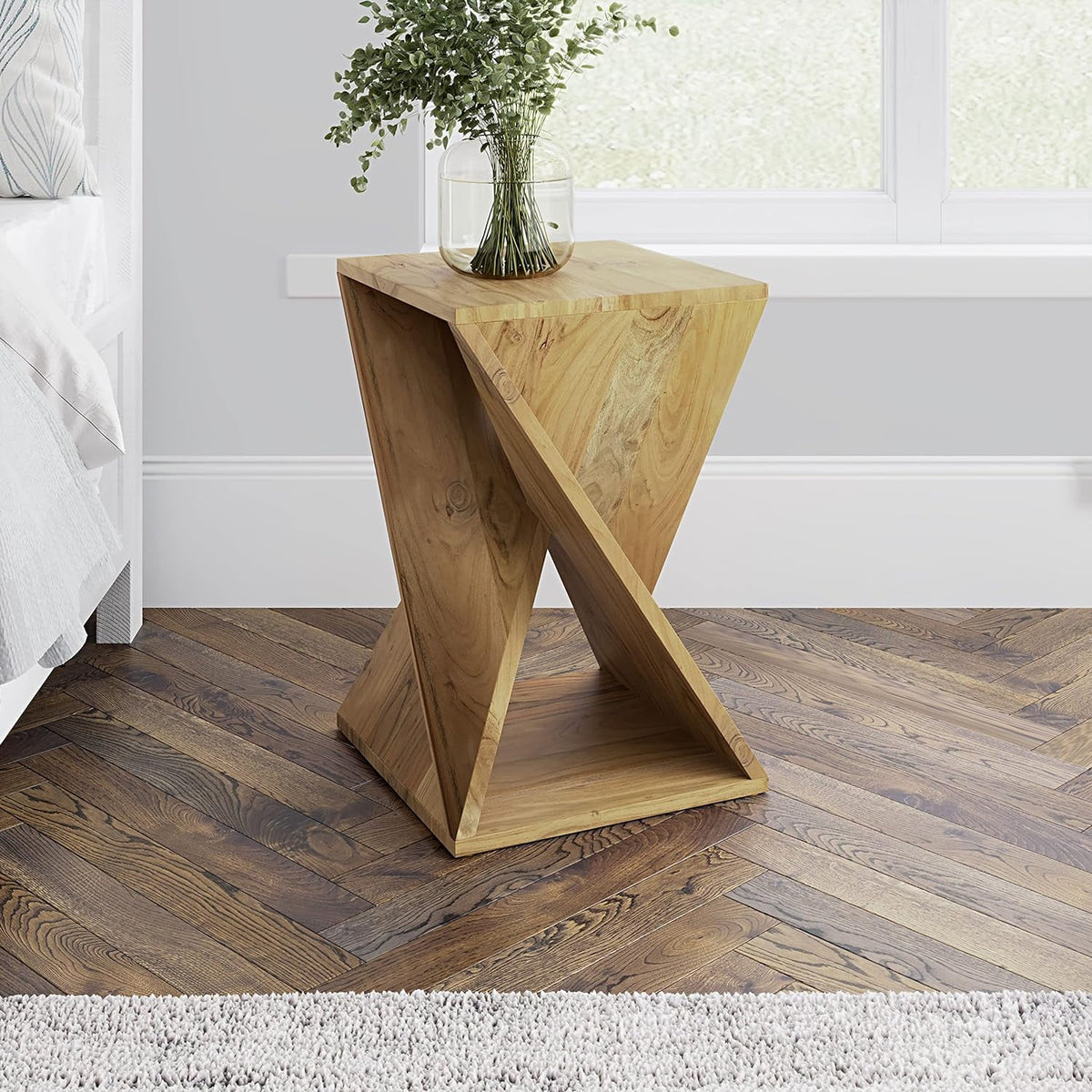 Solid Wood 24" Tall Modern Table B577
