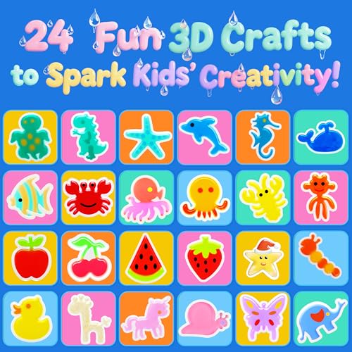 Water Elf Toy Kit with 20 Gels and 24 Molds K73451