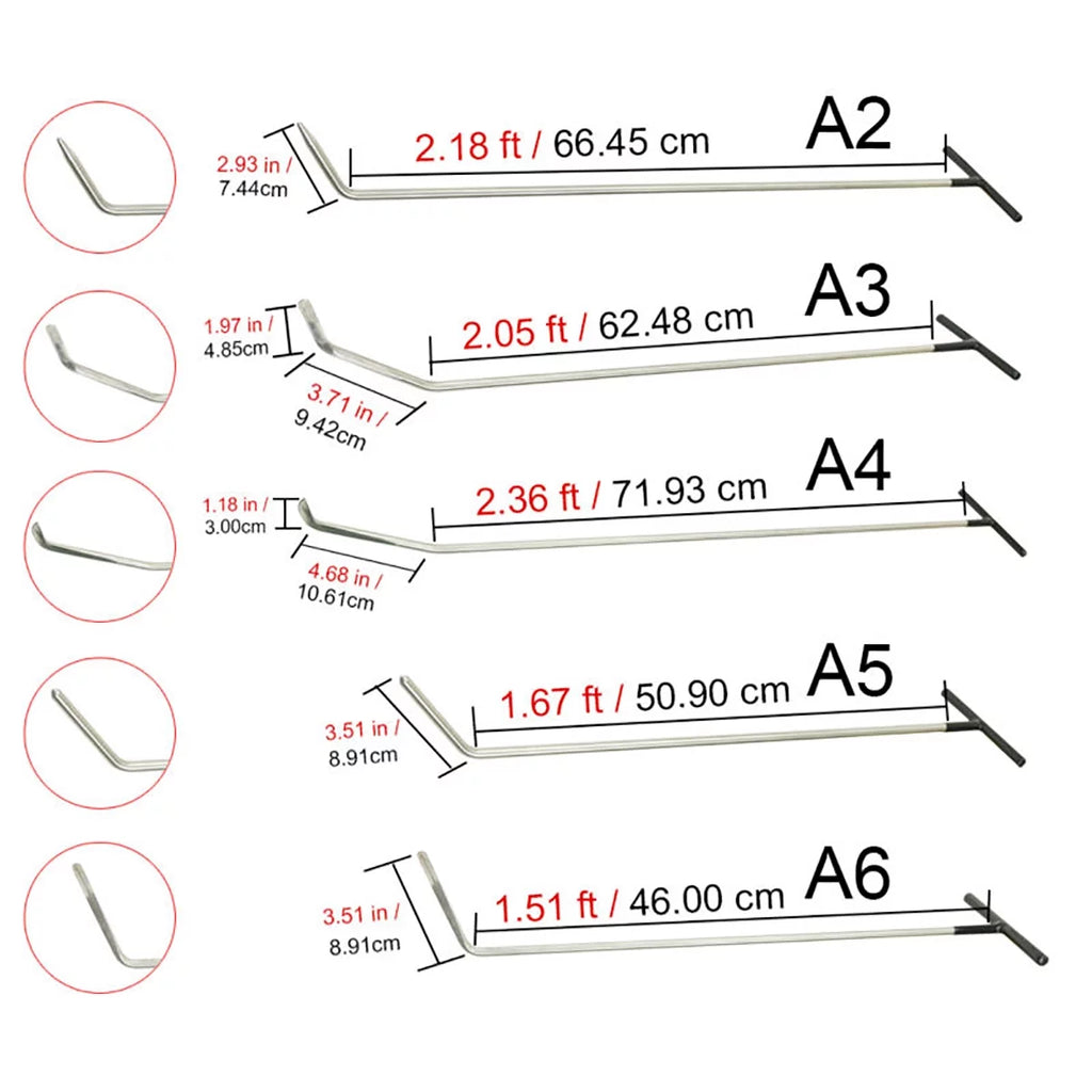 21 Pcs Paintless Dent Repair Tools Kit E3493