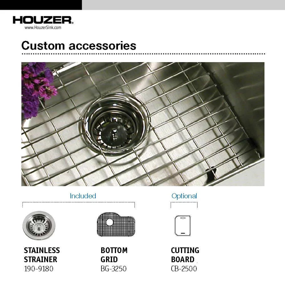 Stainless Steel Topmount Single Bowl Kitchen Sink W5205
