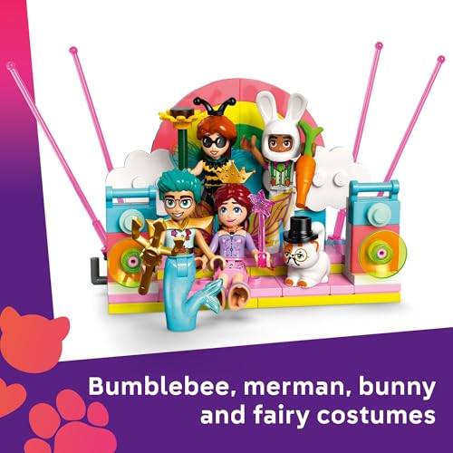 Pretend Play Building Toy with Cat and Unicorn Toys Y73498