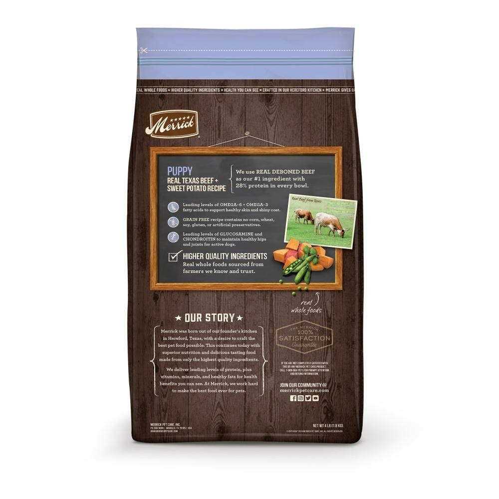 Grain Free Real Beef & Sweet Potato Puppy Dry Dog Food X814427