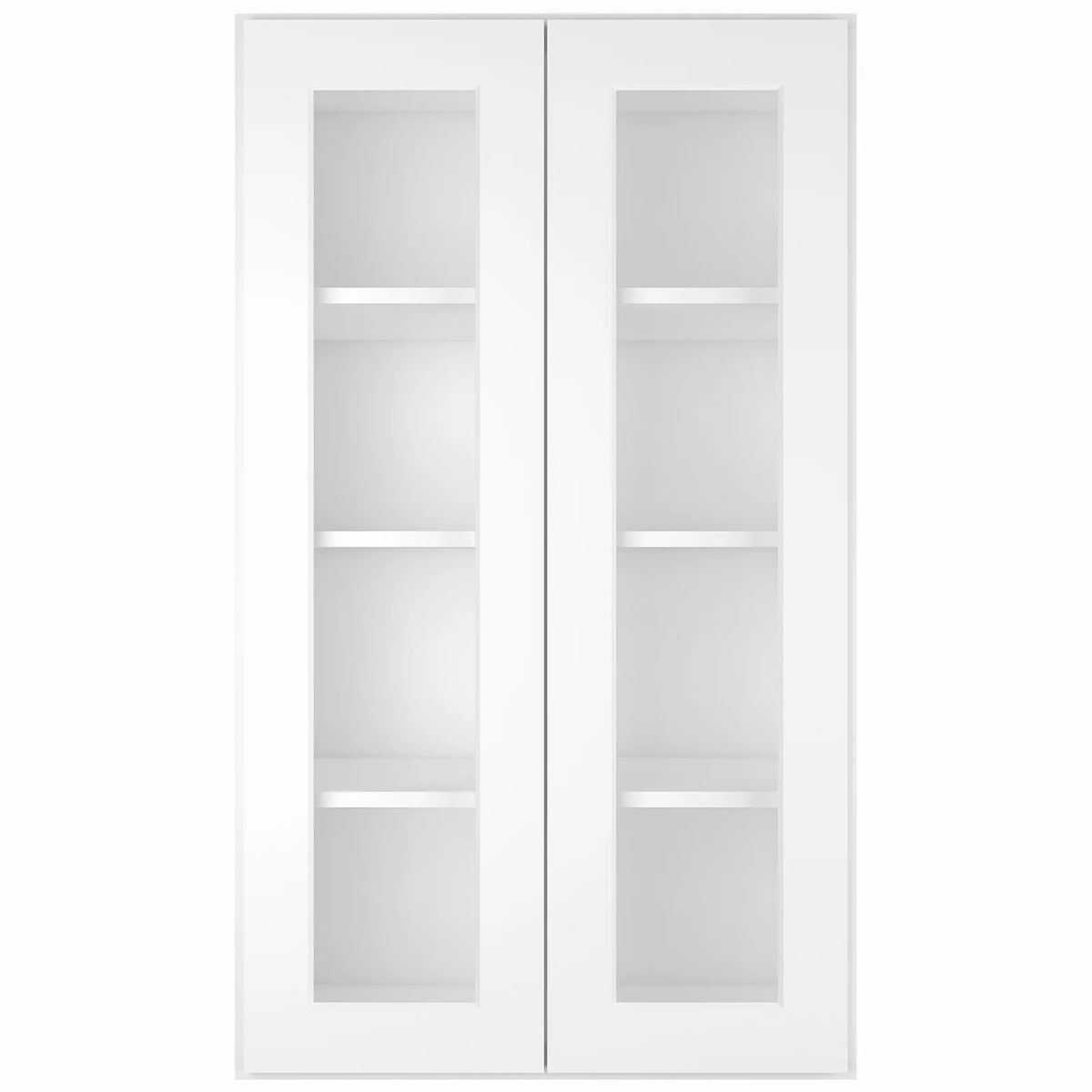 Shaker White Plywood Wall Kitchen Cabinet K183679