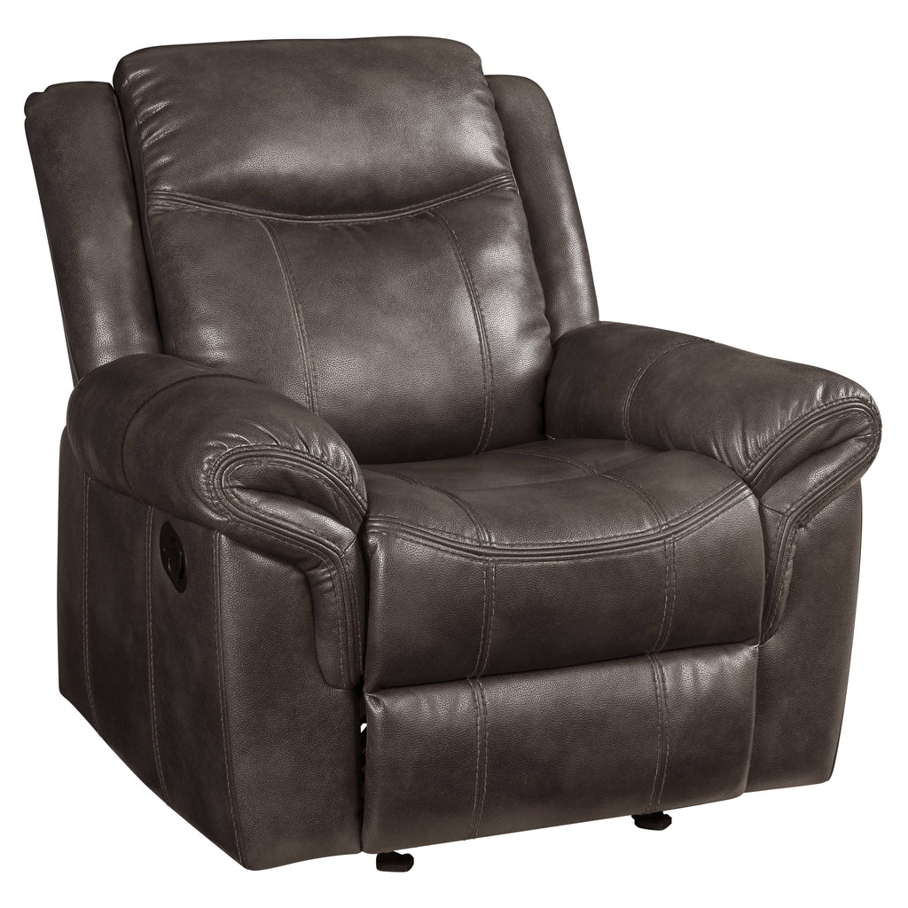 Brown Leather Recliner V2578