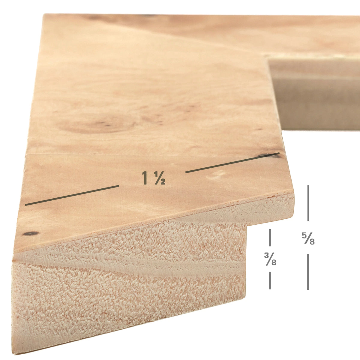 8x12 inch Natural Wood Picture Frame K5516