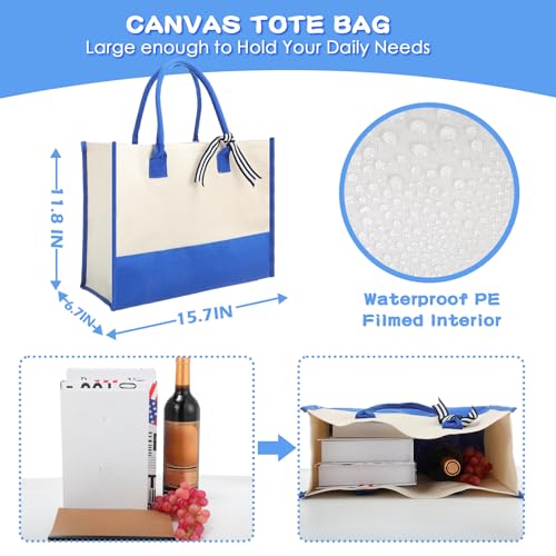 Canvas Tote Bags 12 Pack Black and White N65227
