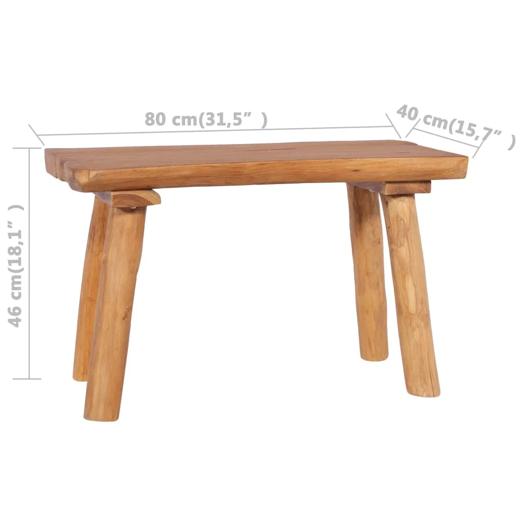 Solid Teak Wood Garden Bench F8568