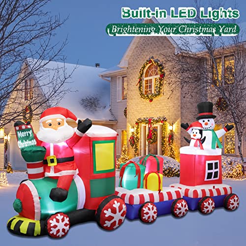 8 FT Inflatable Santa Claus with Candy and Gift Bag U668