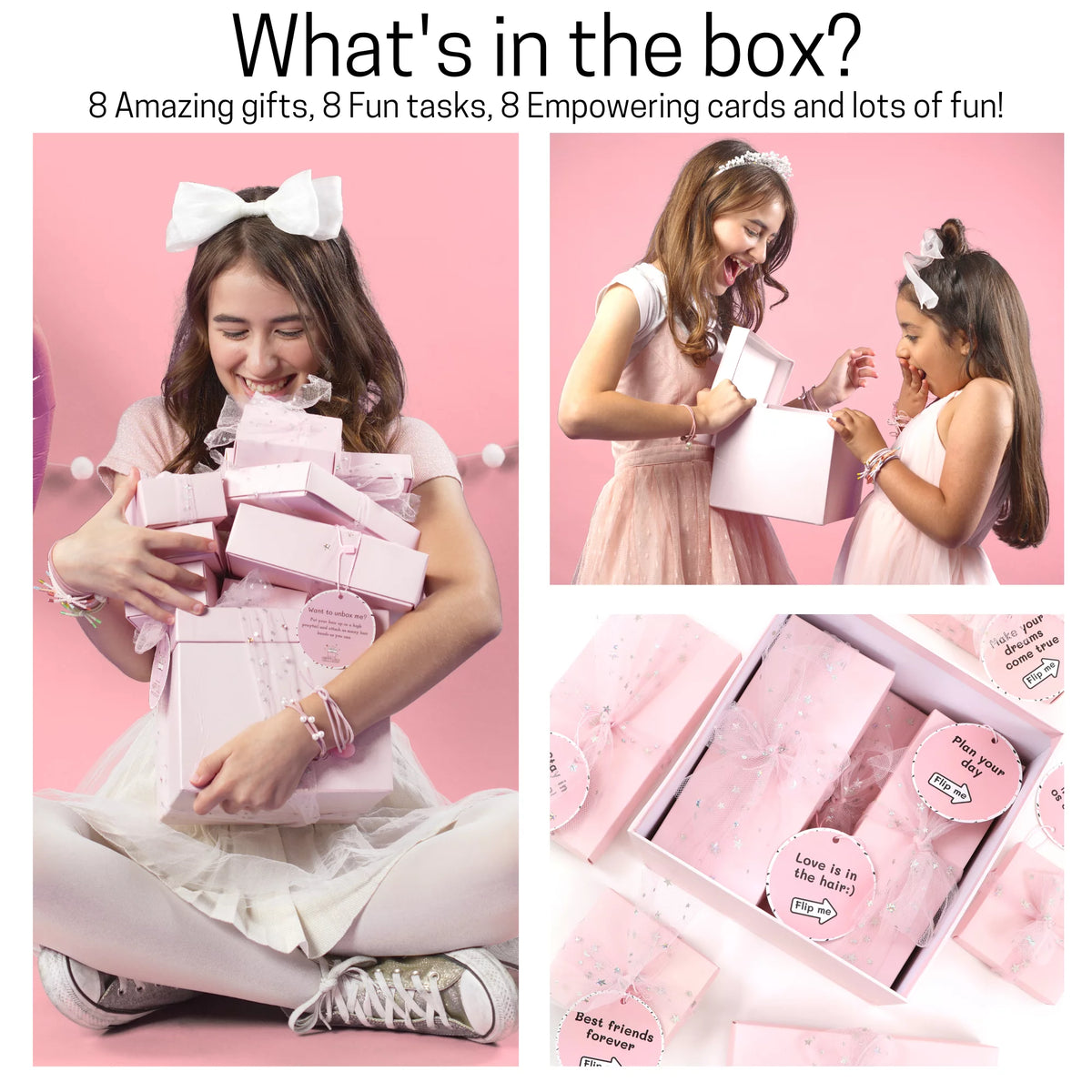 Pink 8 Wrapped Gifts in 1 Box S91623
