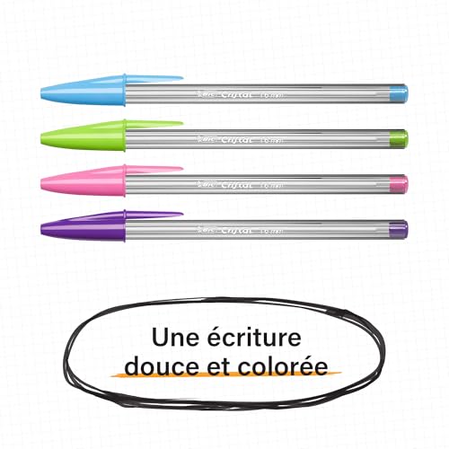 Multicolour Ballpoint Pens Wide Tip 1.6mm Pack Of 15 I157022