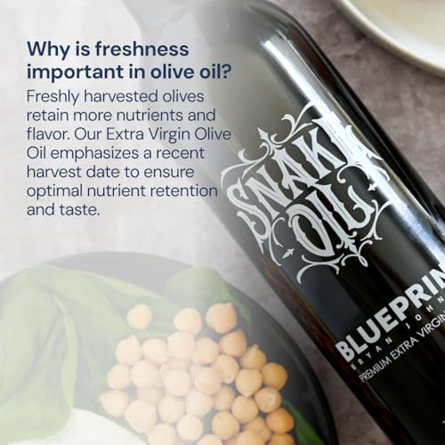 Cold Pressed Polyphenol Rich Extra Virgin Olive Oil 750ml Glass Bottle B71449