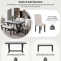 6-piece Dining Table with 4 Chairs & 1 Bench L9320