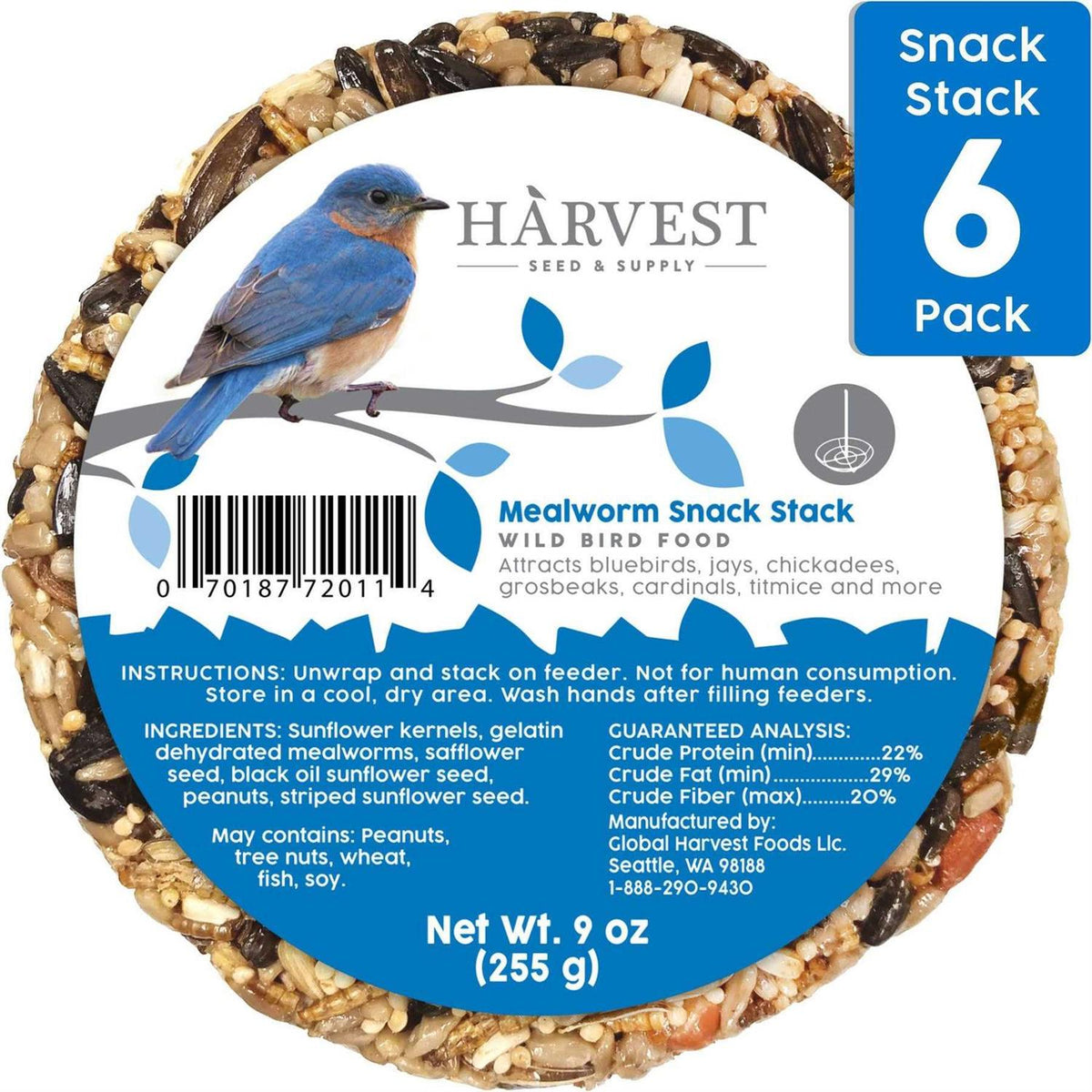 Mealworm Snack Stack Wild Bird Food D442763