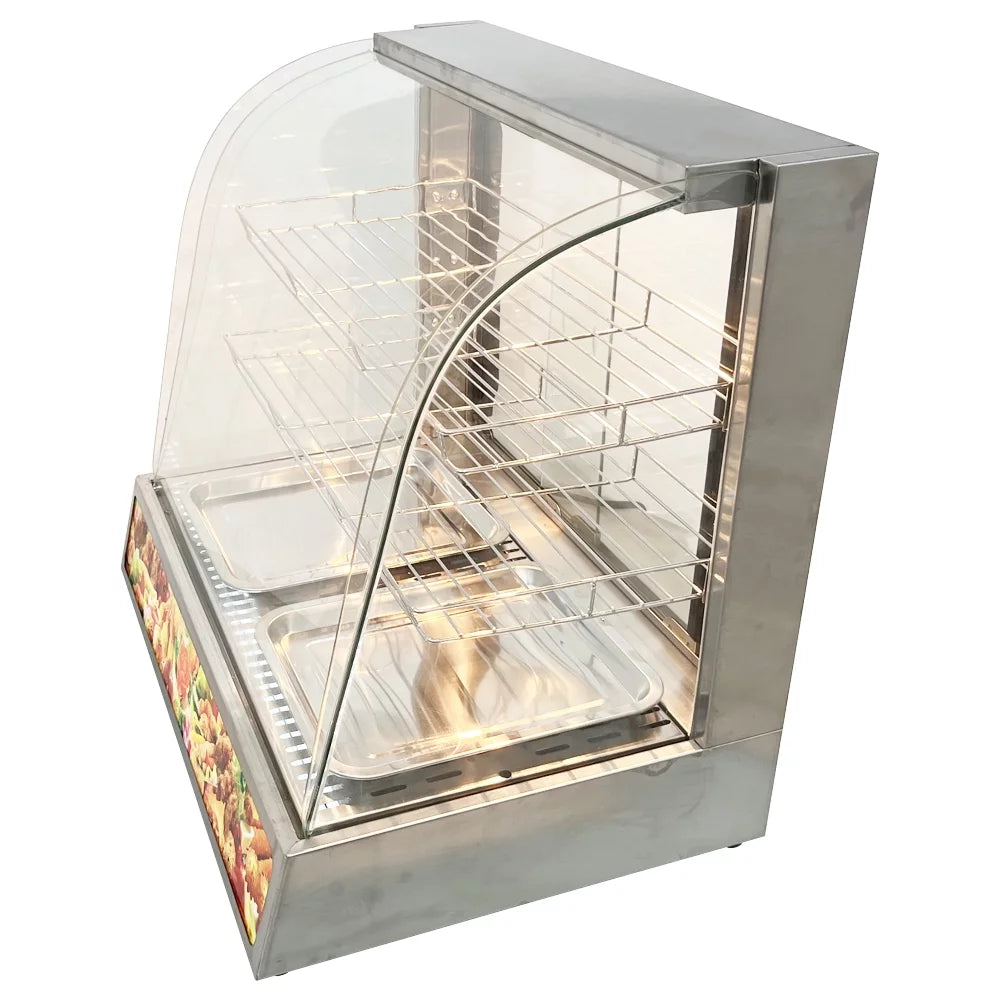 3 Tiers Electric Food Warmer Display Cabinet S46372