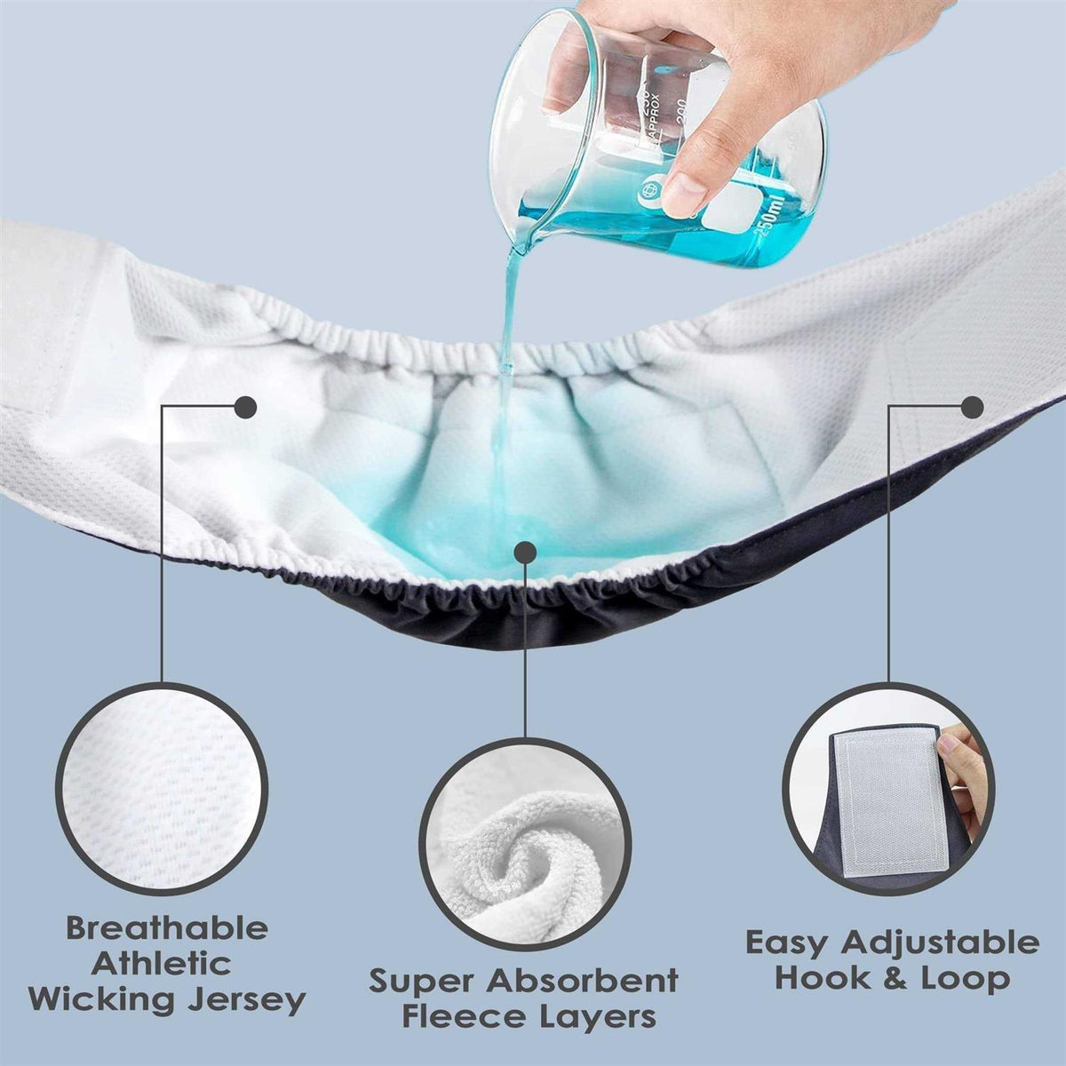 Washable Dog Diapers Male Dog Belly Wrap H384