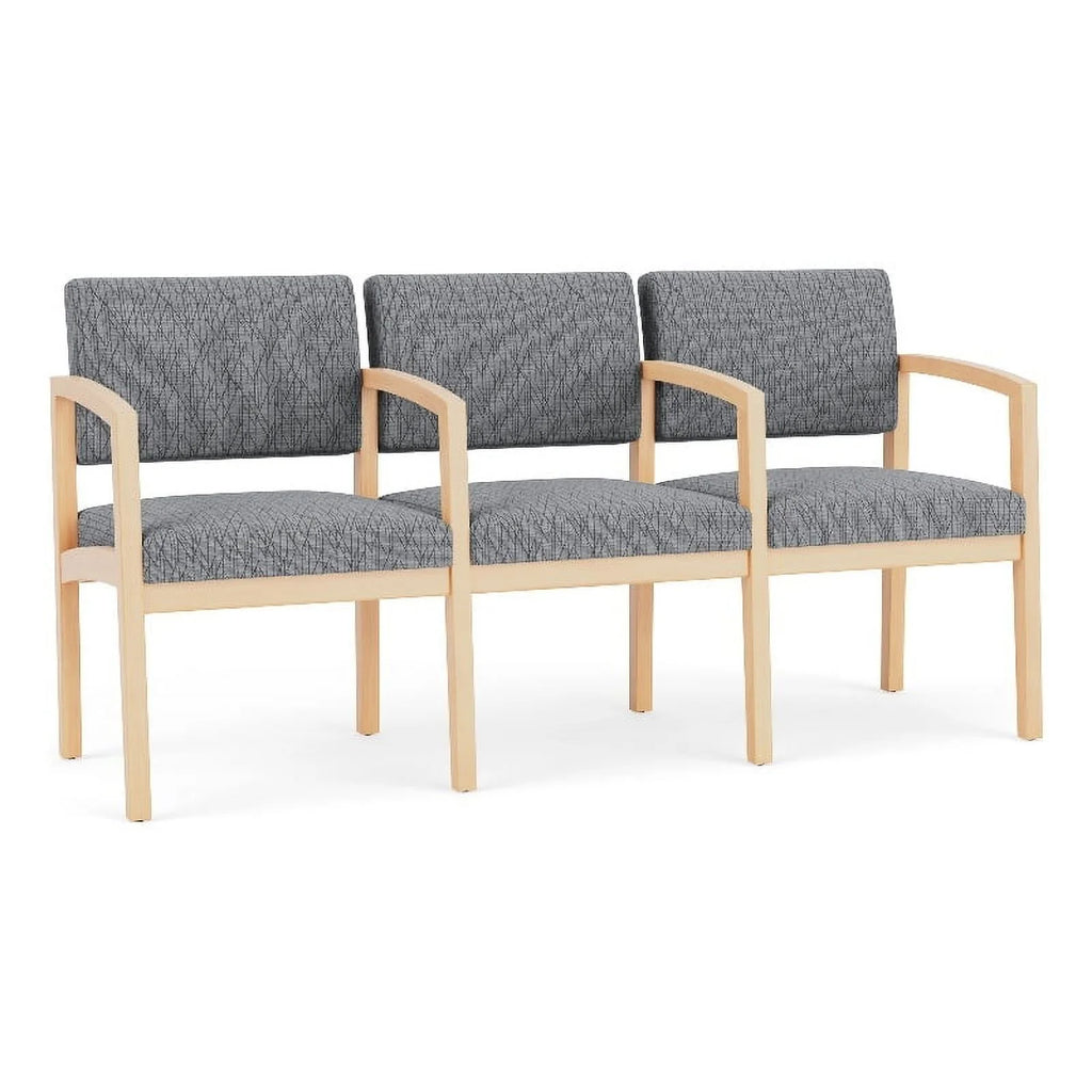 3-Seat Fabric Waiting Reception Tandem Seating I462