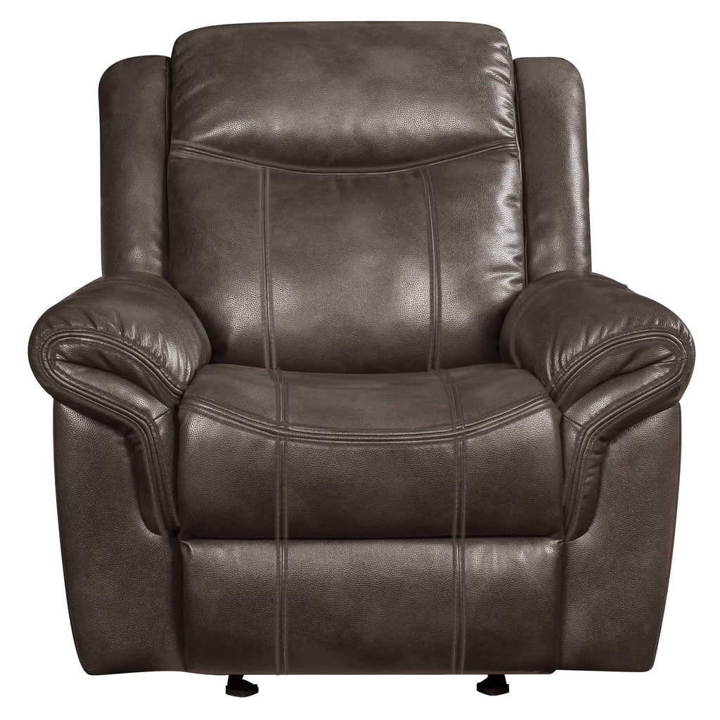 Brown Leather Recliner V2578