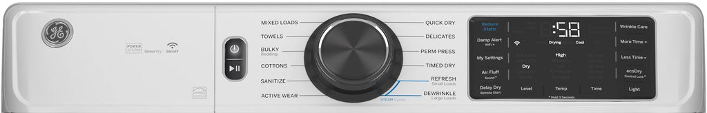28 Inch Electric Dryer 7.8 CuFt with Steam Z64320