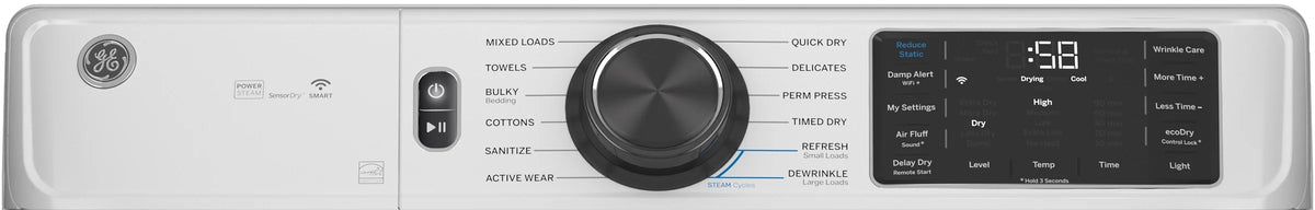 28 Inch Electric Dryer 7.8 CuFt with Steam Z64320