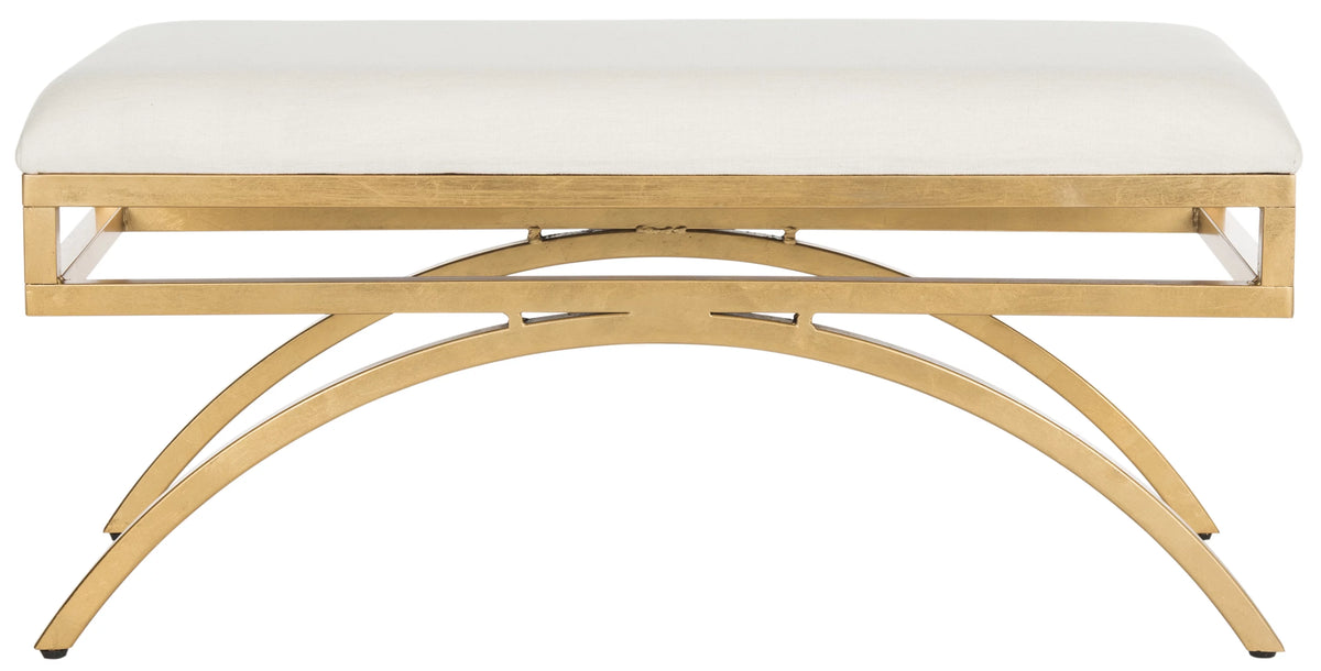 Light Beige Gold Solid Bench Q7449