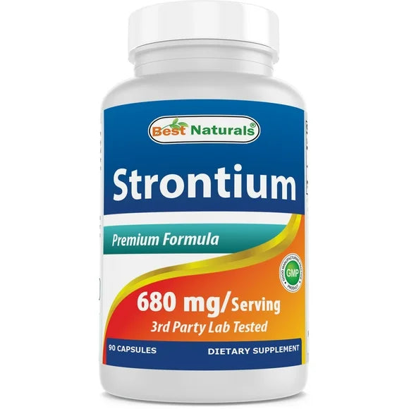 Strontium Bone Building Formula 680mg 90 Capsules T1262