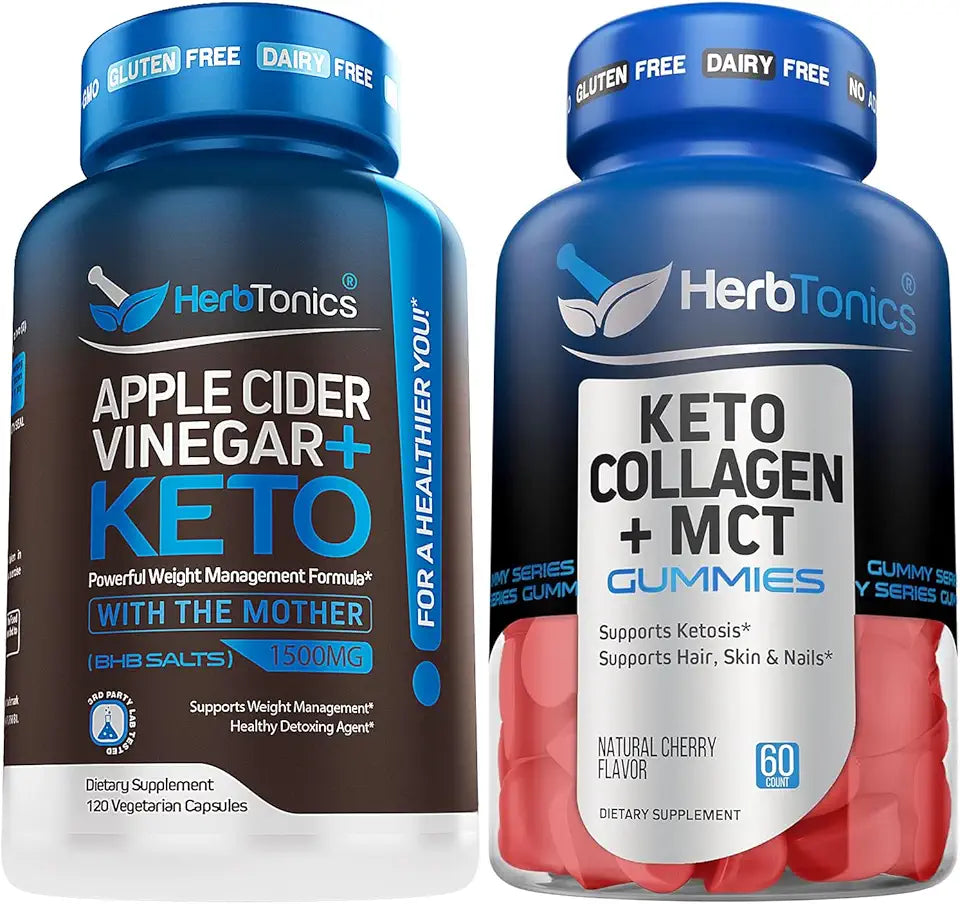 Apple Cider Vinegar Capsules Plus Keto BHB Sugar Free P1113