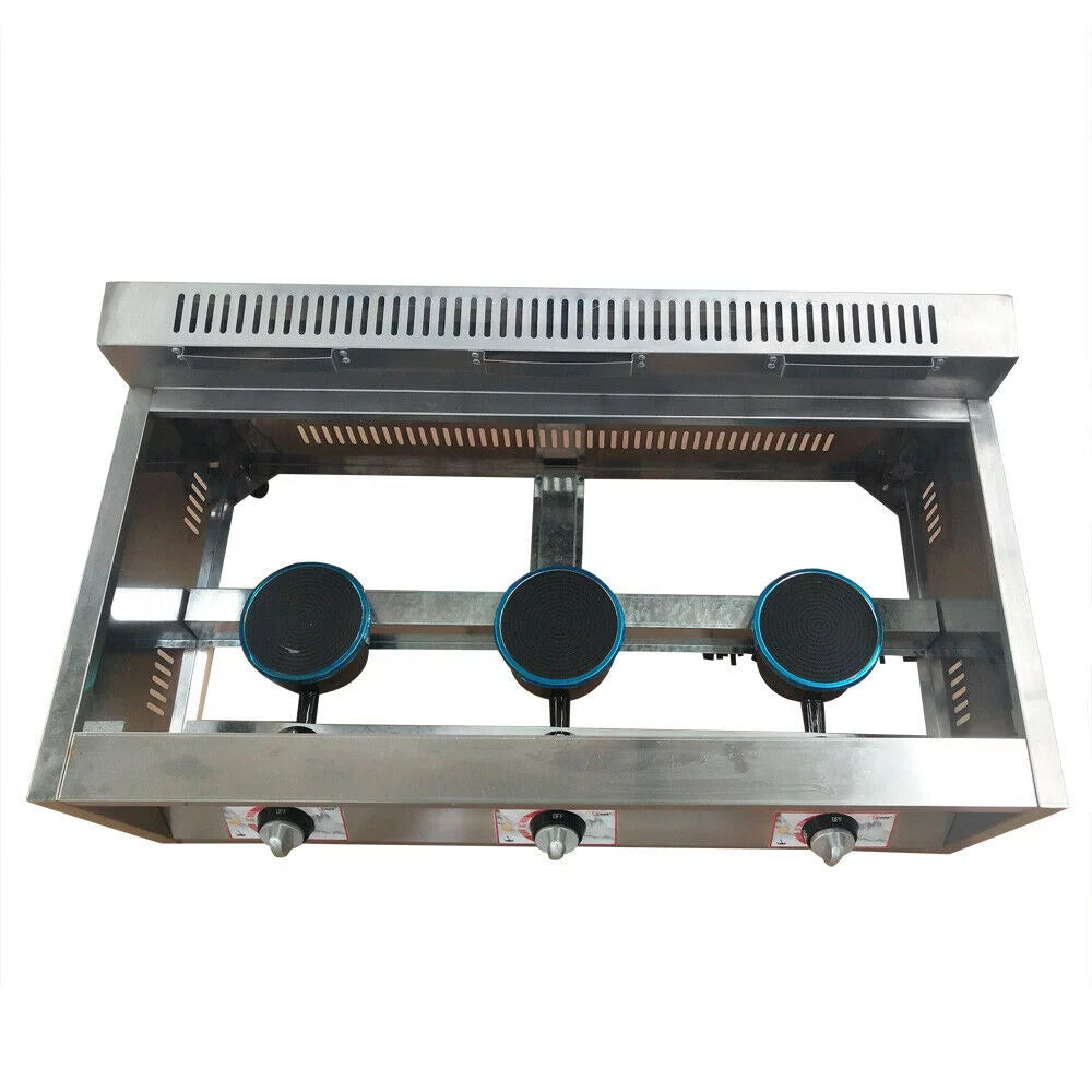 18L Propane NG Gas Fryer 3 Pan B33893