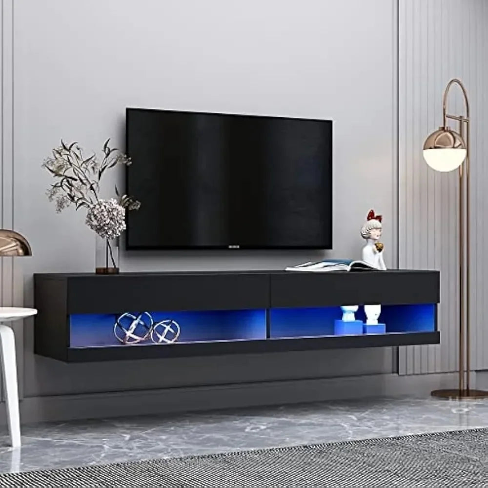 71-Inch Mounted Floating TV Stand Wall Cabinet Fits TVs Up to 80 Inches L12888