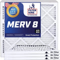 15x66x1a MERV 8 Pleated HVAC Air Filter 4-Pack Q784