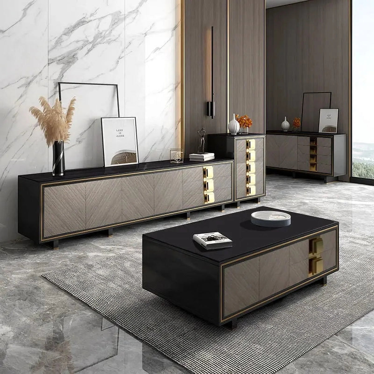 Modern TV Stands Shelves Cabinet Rack Storage D494612