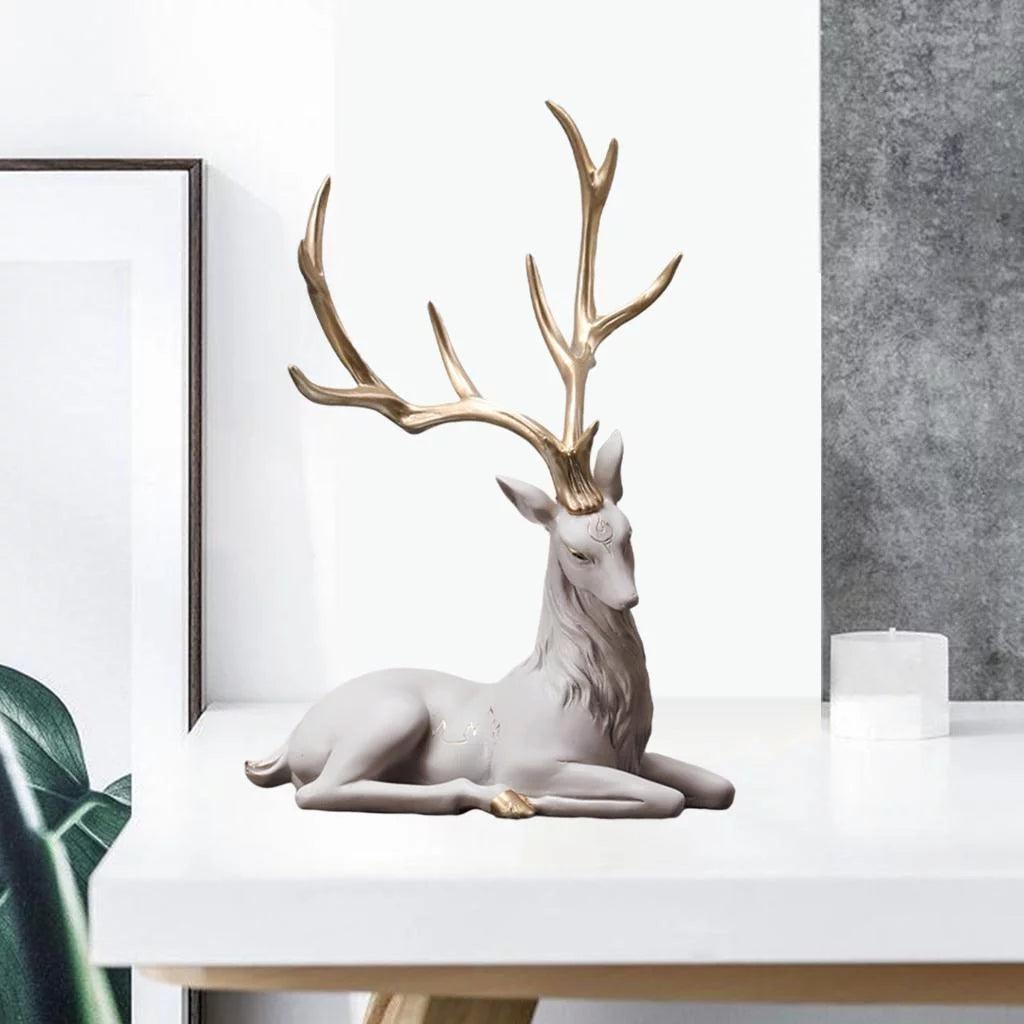 Reindeer Ornaments Figurine Statue L817511