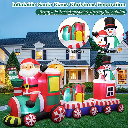 8 FT Inflatable Santa Claus with Candy and Gift Bag U668