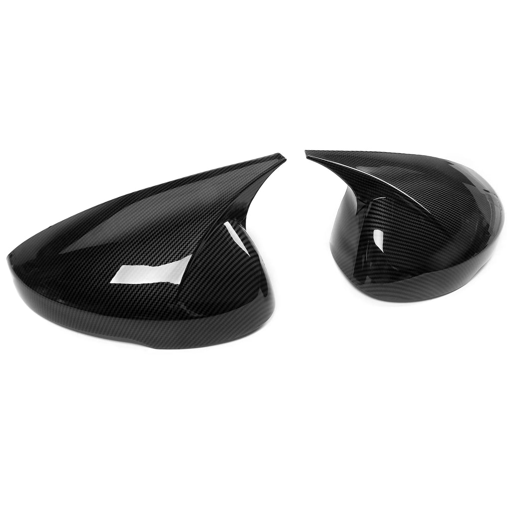 Carbon Fiber Print ABS Rear View Side Mirror Cover 2PCS B957036