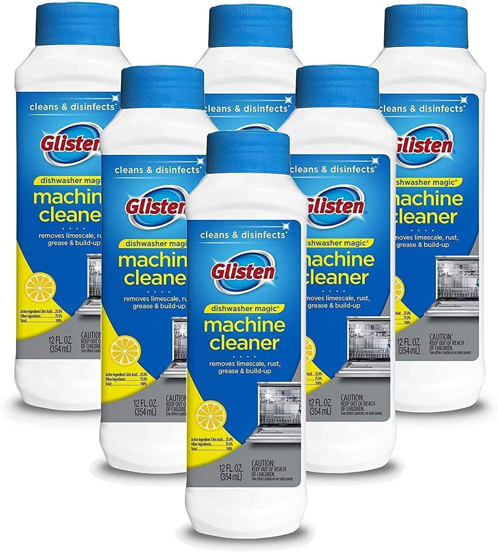All-Natural Fresh Lemon Dishwasher Cleaner & Disinfectant Pack of 6 F801979