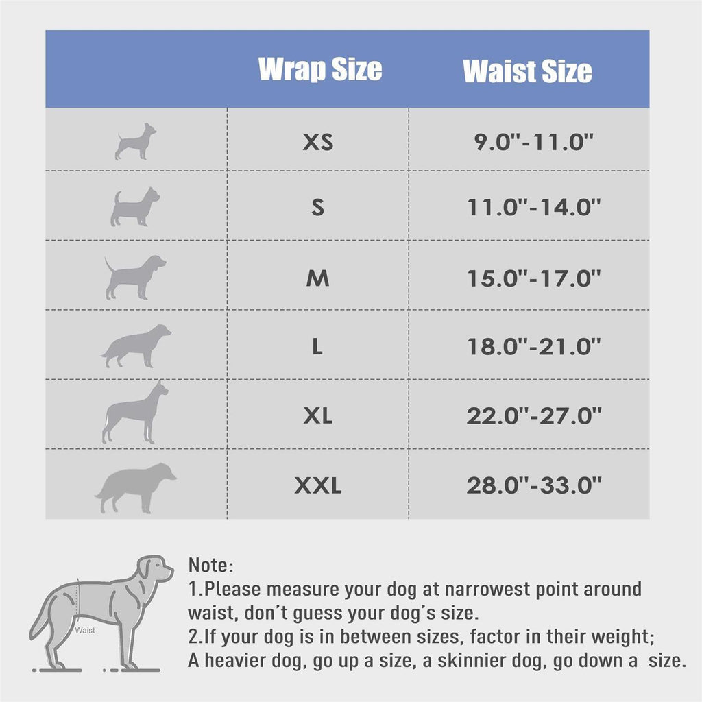Washable Dog Diapers Male Dog Belly Wrap H384