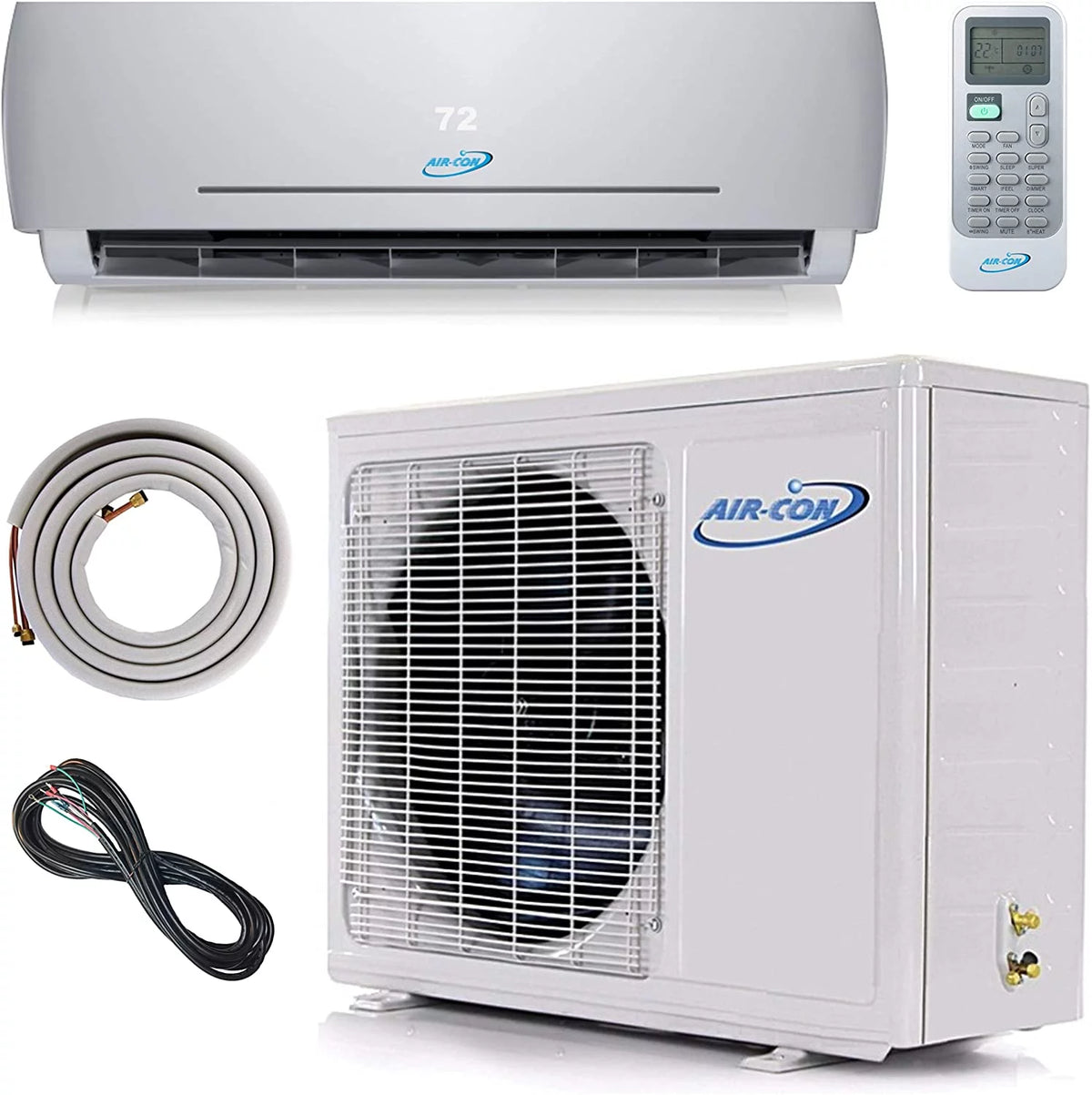 9,000 BTU 220V Ductless Mini Split Air Conditioner and Heat Pump K8557