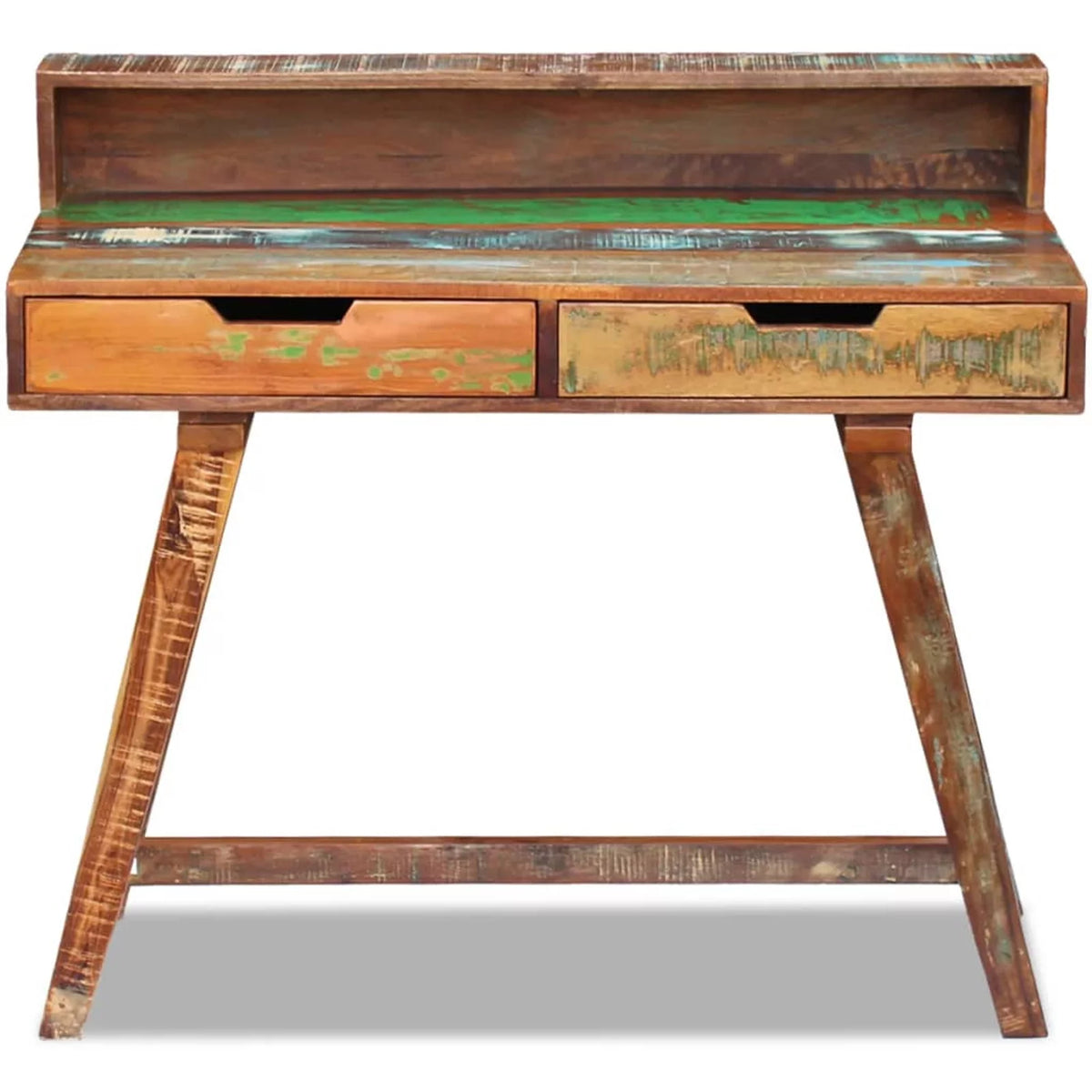 Solid Reclaimed Wood Desk O75336