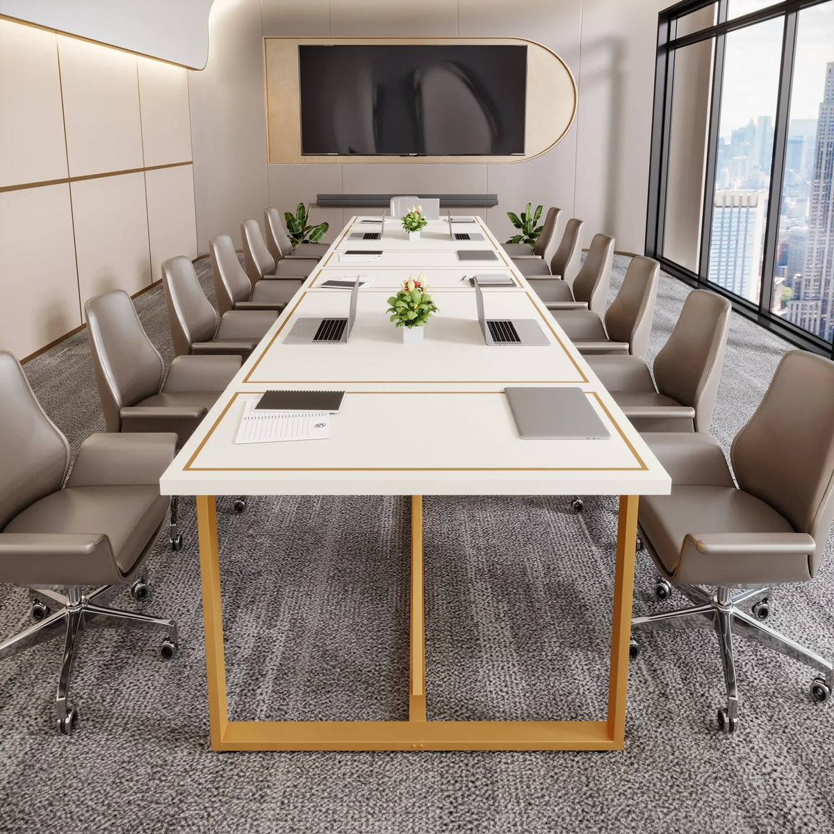 70.9 Inch Long Dining Table for 6-8 Person X396919